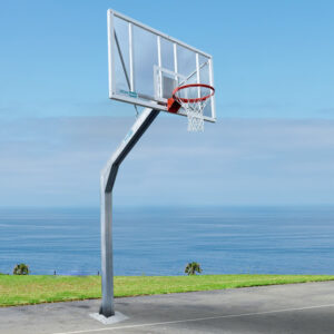 Heavy Duty Single Post Basketball System